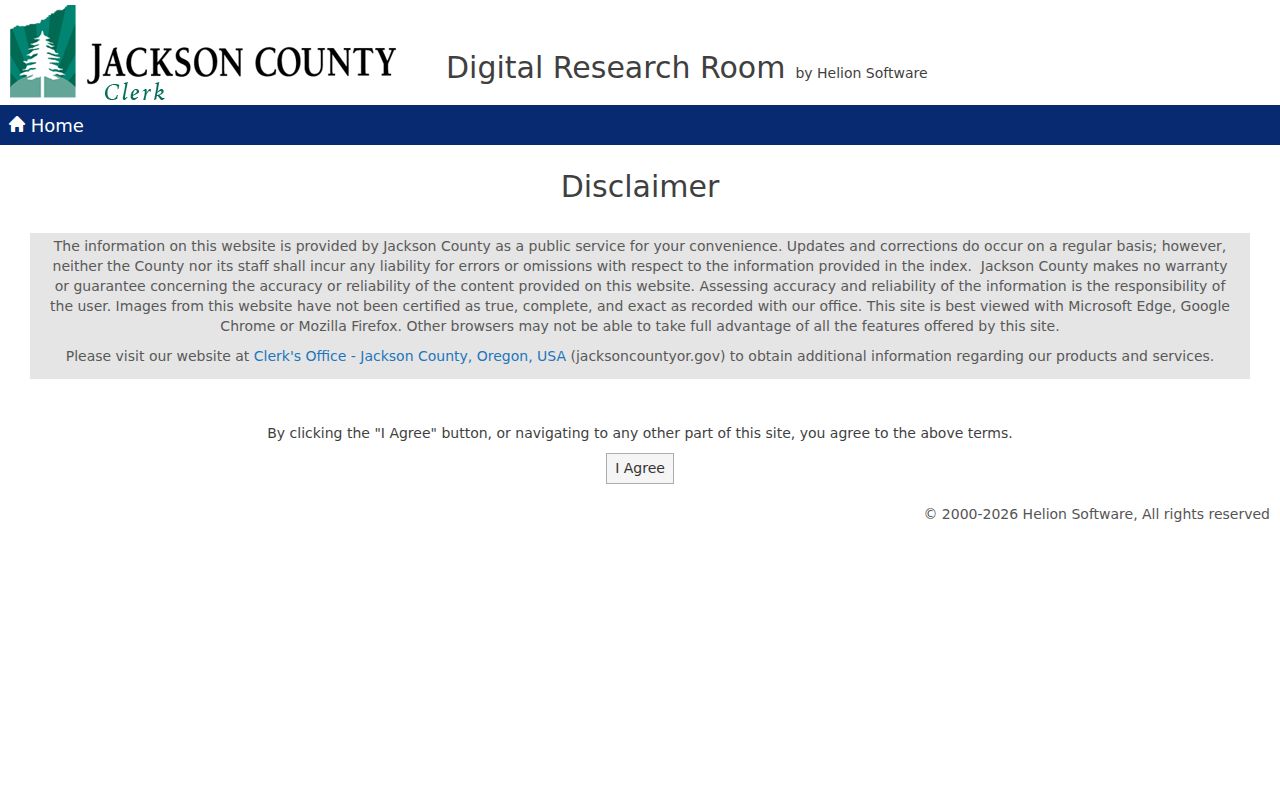 Jackson County previous residents deed research through the Digital Research Room